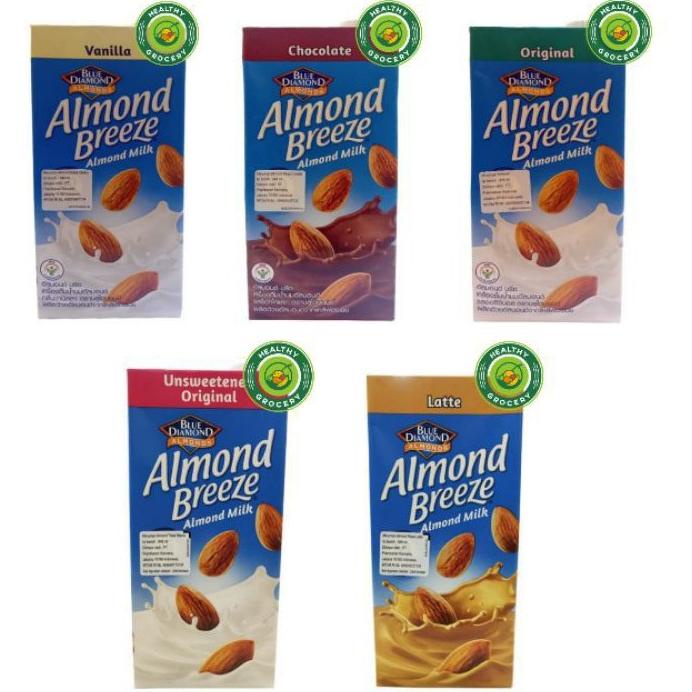 

⚡COD⚡ Blue Diamond Breeze Susu Almond 180 mL Coklat Vanila Original Unsweetened Latte