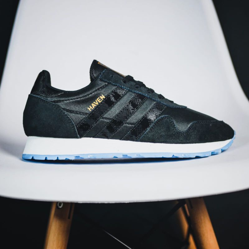 Adidas Haven black camo sole clear