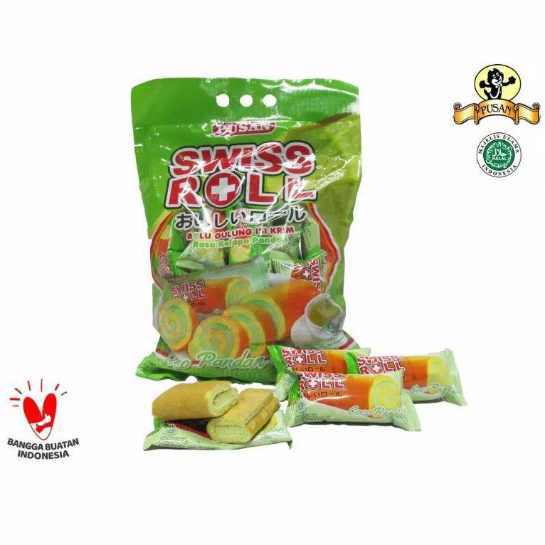 

[NEW ARRIVAL !!!] Pusan Swiss roll / brikek cake 360 gram isi 20 pcs