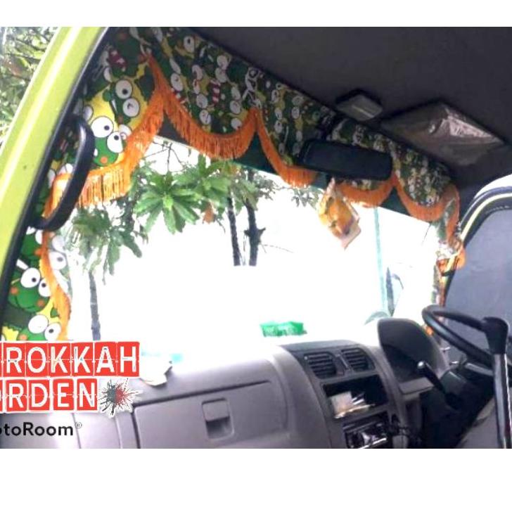 Pengemasan gorden poni lis kaca mobil universal Super Trending