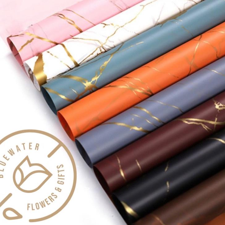 

Promo Sekarang [20 Lembar] Marble Cellophane Kertas Bunga Marbel Bouquet Wrapping Buket