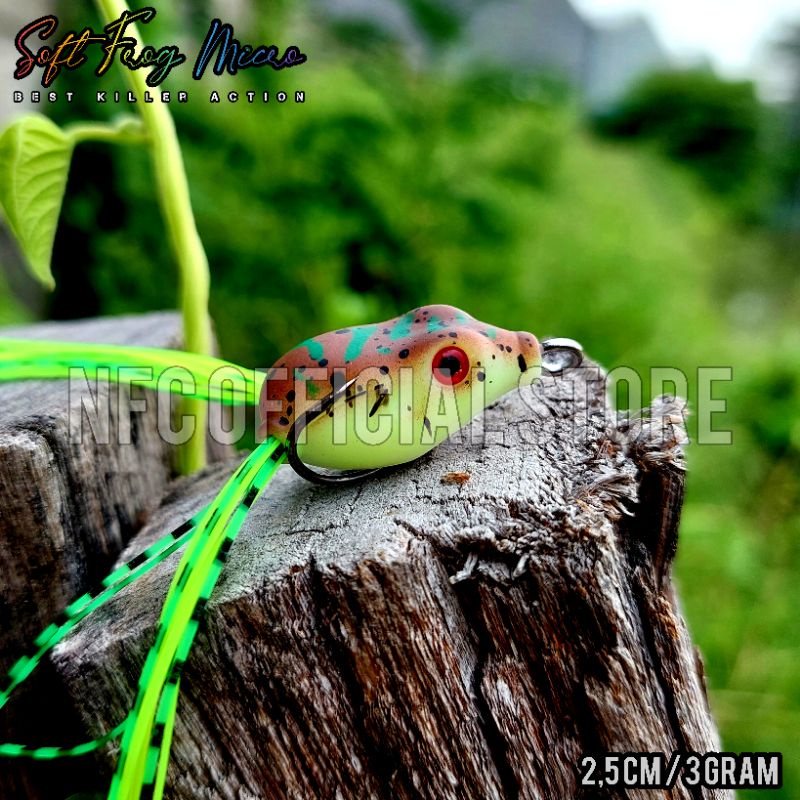 Soft Frog Micro 2,5 cm 3 gram BEST KILLER ACTION