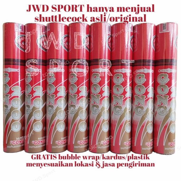 Shuttlecock Gong 2000 Merah - Kok Gong 2000 Merah