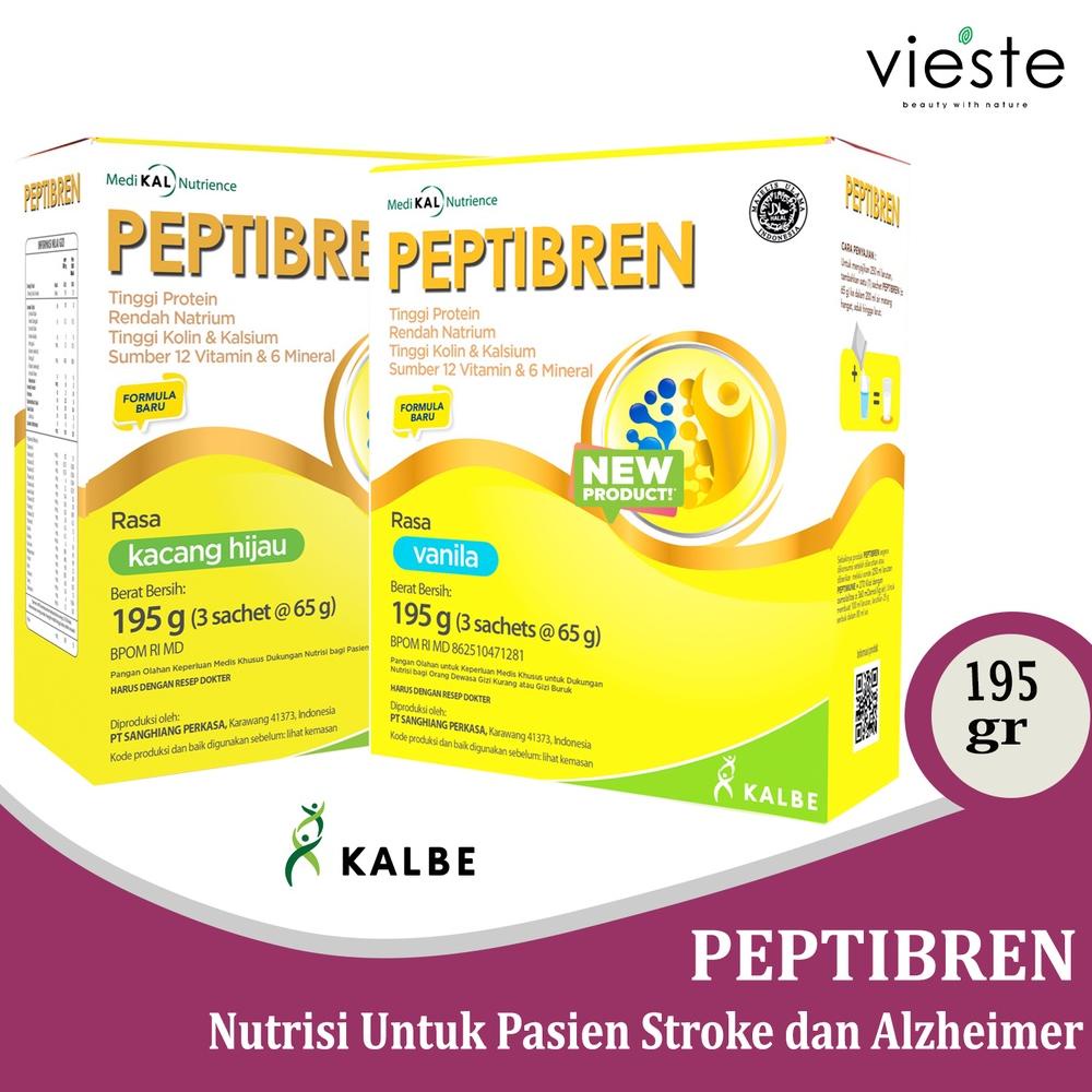 

Ready Stok PEPTIBREN - Vanilla & Kacang Hijau - Nutrisi Susu Pasien Pasca Stroke & Pikun Rendah Lemak