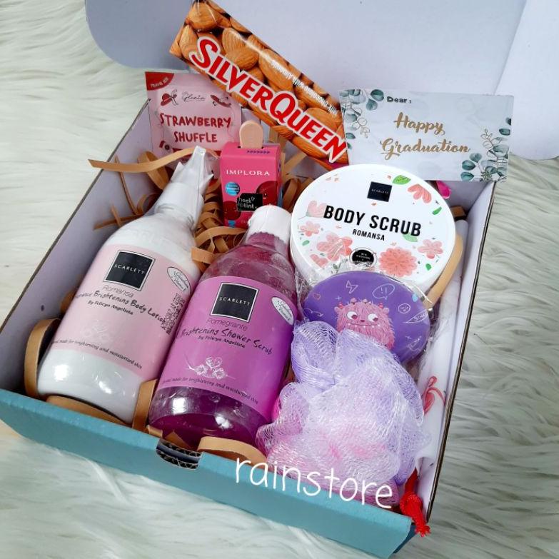 

『MPD』 HAMPERS GIFT BOX SCARLETT/HAMPERS BIRTHDAY/WEDDING/GRADUATION(BEBAS REQ VARIAN TULIS DINOTE)