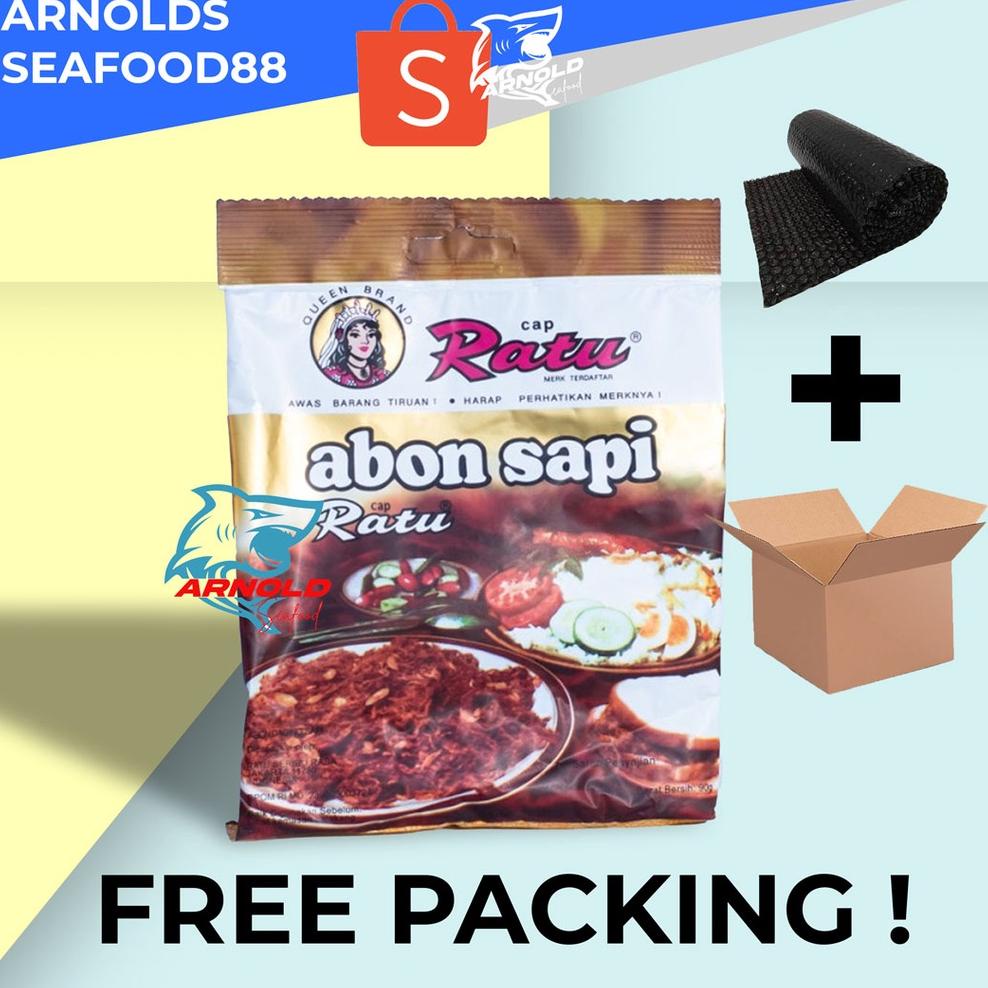 

Stok terbaru Abon Sapi Cap Ratu 1 Bungkus 90 gr