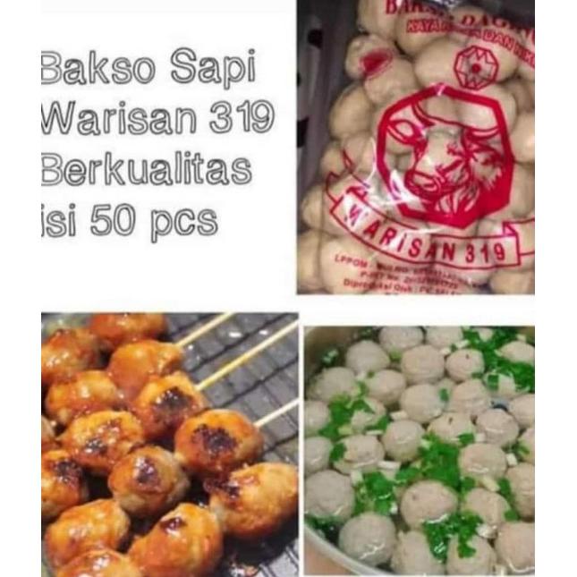 

52 bakso warisan 319 isi 50 SB /Baso Warisan / Bakso Terlaris Ter enak Termurah 52