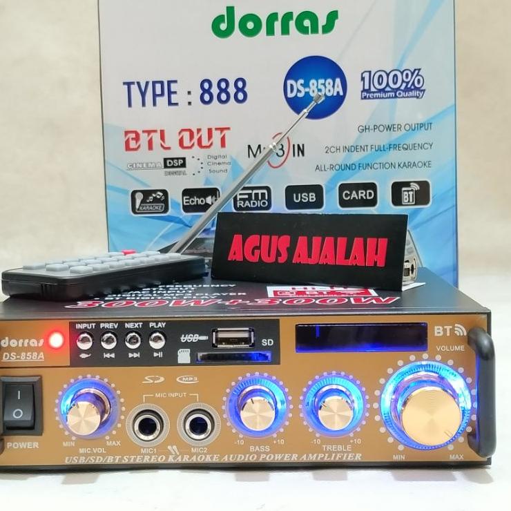 Kepuasan cod power amplifier 600 watt subwoofer kararaoke bluetooth digital 298A led digital radio fm stereo Diskon Keren