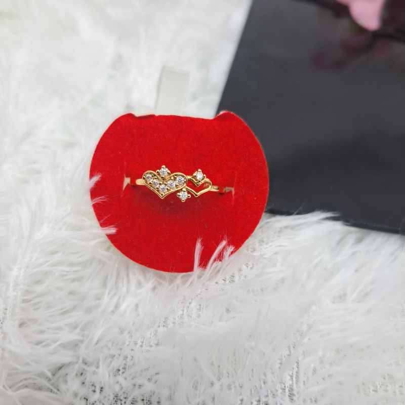 Cincin love yaxiya terbaru anti karat