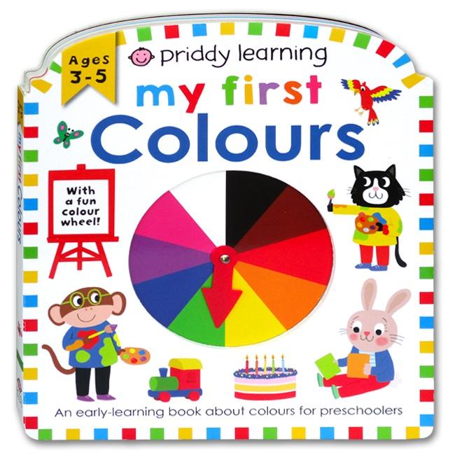 [Priddy Books] Priddy Learning My First Colours Board Book With A Fun Colour Wheel