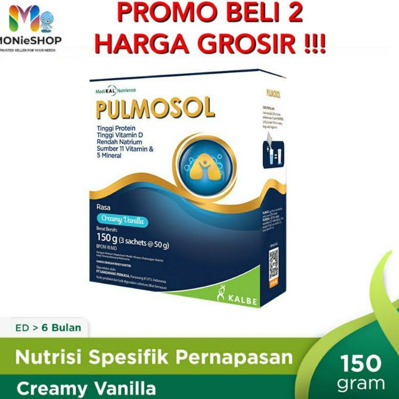 

>XC26619< SUSU PULMOSOL UNTUK PERNAFASAN PARU-PARU 150gr