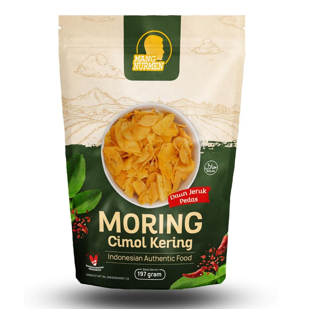 

[YSB71] Cimol Kering Bukan Basreng Snack Garut Moring Mang Nurmen - Daun Jeruk ✵Ready