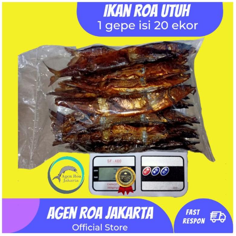 

[COD] ❄ Ikan Roa asap Utuh 1 gepe isi 20 ekor ikan Roa / Roa / Ikan Roa Sale