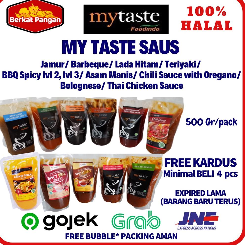 

82 MyTaste Saus Jamur / Barbeque/ Lada Hitam / Teriyaki / BBQ Spicy/ Asam manis/ Chili Saus My taste 82