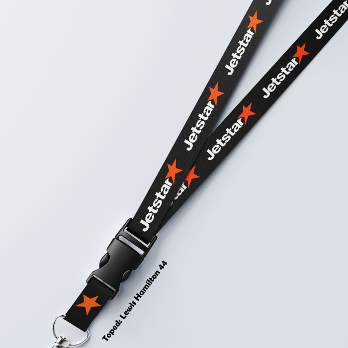 

Lanyard Maskapai Pesawat Jetstar Airways Dua Sisi