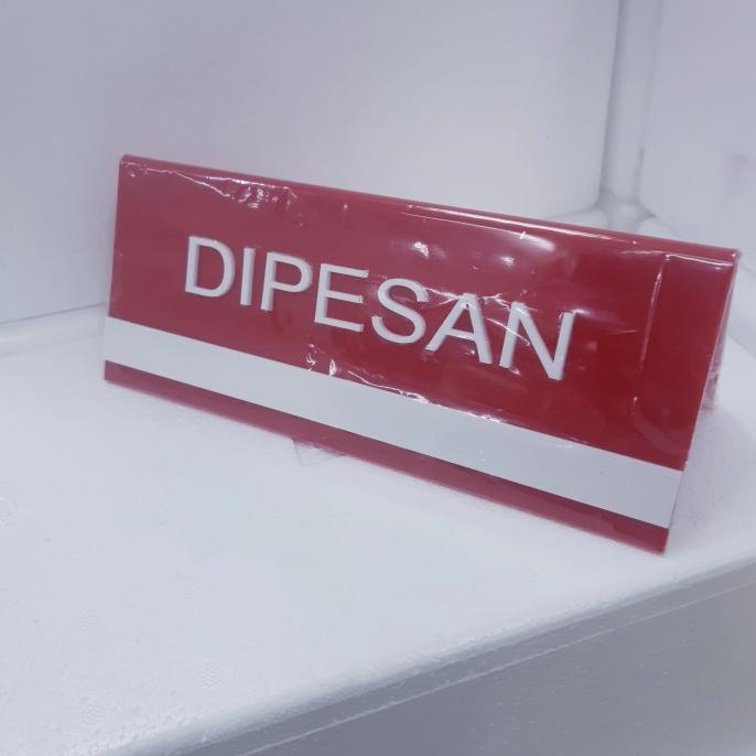 

best seller] Papan Nama arklilik tebal Tulisan Reserved/ Dipesan