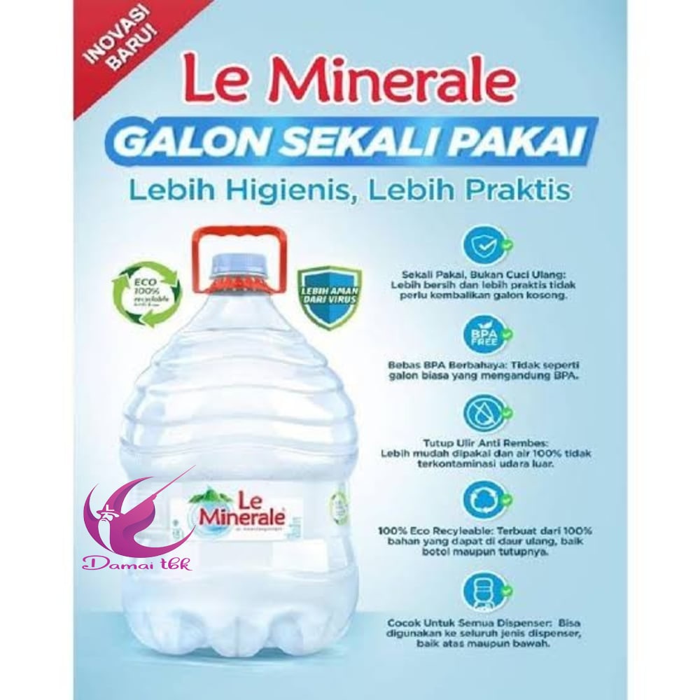 

Le Minerale Galon 15 Liter