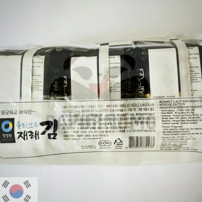 

6+3 Rumput Laut (Nori/Seaweed) Olive Oil Korea, Chung Jung One