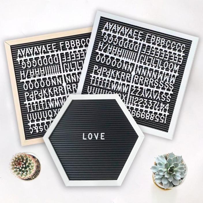 

[DISCOUNT !!] [1 Pcs] Letter Board / Papan Tulis Tempel / Papan Huruf & Angka / Papan Nama Bayi / Papan Huruf 25x25 [KODE 04]