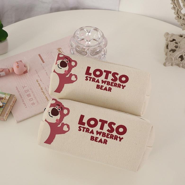 

Berkualitas! Ins Pacha Anjing Tas Pensil Cute Strawberry Bear Tas Pensil Jaring Merah Kapasitas Besar Siswa Sekolah Dasar SMP peralatan Penyimpanan Tas