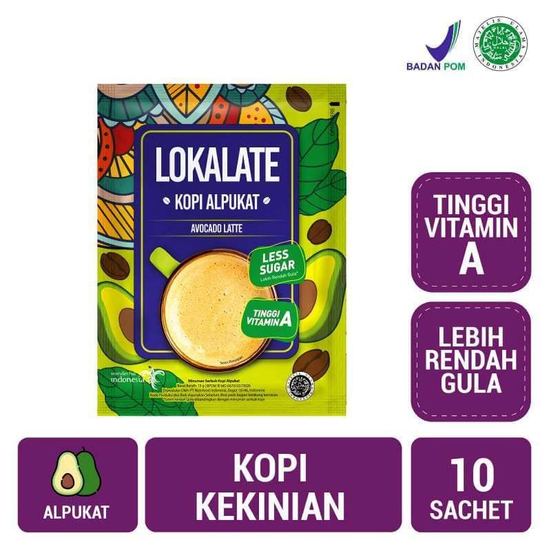 

LOKALATE Kopi Alpukat isi 10 sachet