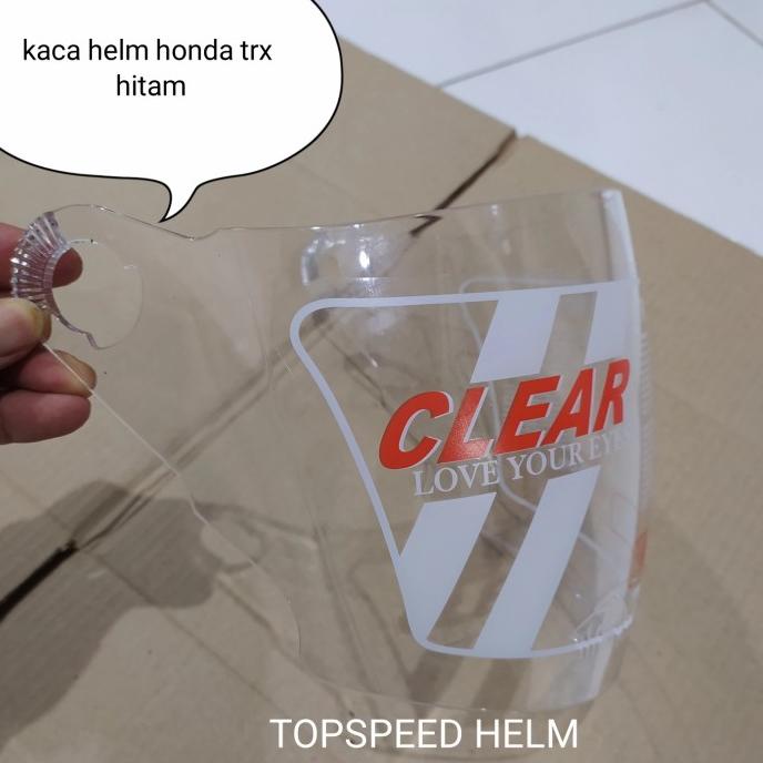 Kaca Helm Honda Trx Hitam Kaca Helm Honda Promo