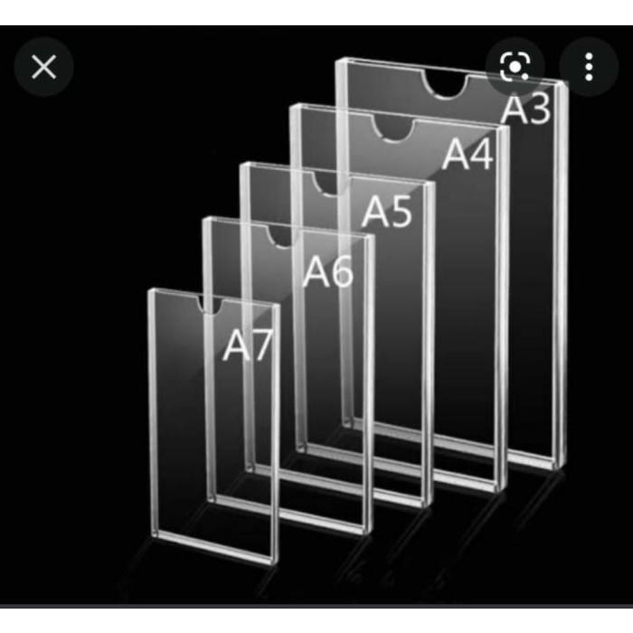 

Acrylic Pocket Frame / Akrilik Thicker / Akrilik Pocket A3 2Mm