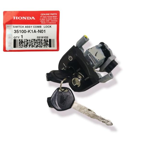 35100K1An01 Kunci Kontak - Switch Assy Comb Lock Honda Beat K1A Promo