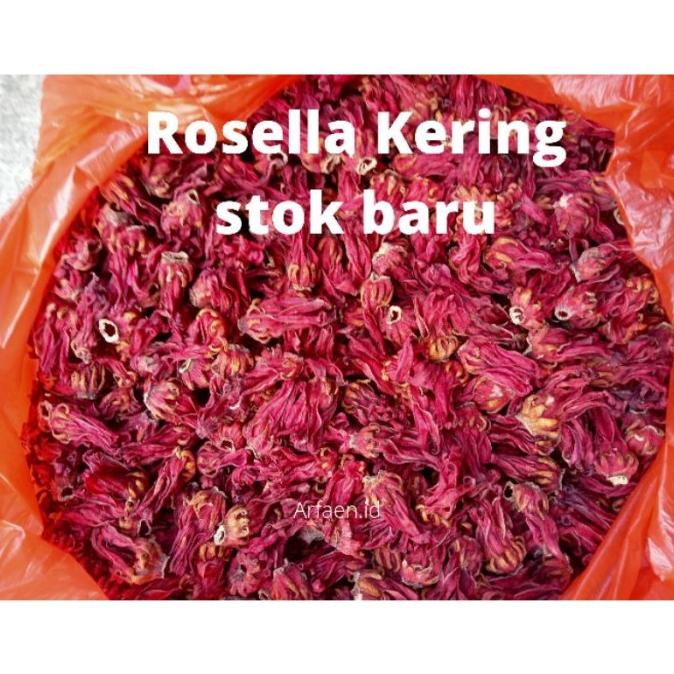 

Termantab] PROMO TEH BUNGA ROSELLA Merah 1kg KERING siap di Seduh