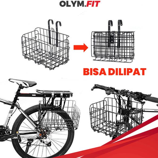 Keranjang Sepeda Lipat Foldable Basket Untuk Sepeda Dewasa MTB Lipat