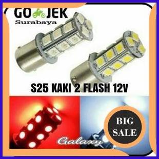 Lampu Stop S25 Putas LED SMD -12v 24v Blitz Saat Di Rem - Harga Set Z