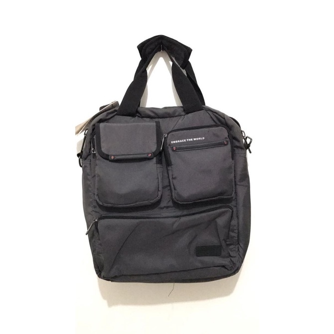 SALE Tas Laptop|slempang|tas computer|pria wanita|import (size10-14") - Abu -abu Tua Termurah