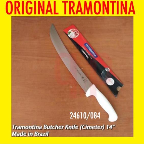 Produk Unggulan] PISAU SEMBELIH TRAMONTINA BUTCHER KNIFE 14 INCH 24610/084