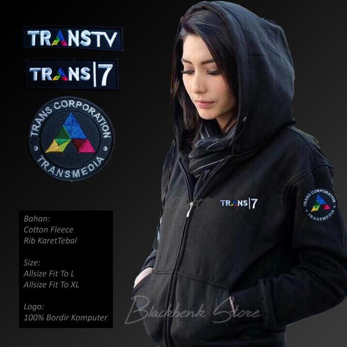 MURAH Jaket trans 7 original bordir jaket trans tv bordir