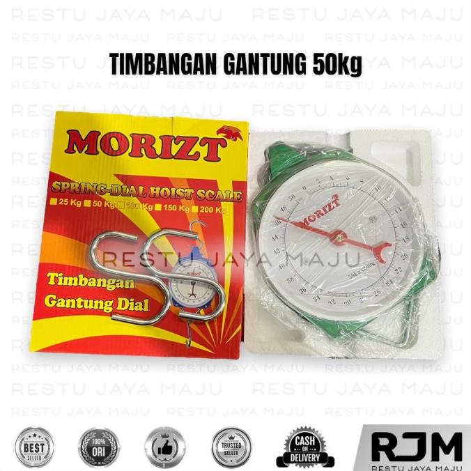 paling diminati] MORIZT Timbangan Gantung 50 100kg Hanging Scale Barang Dus Jarum