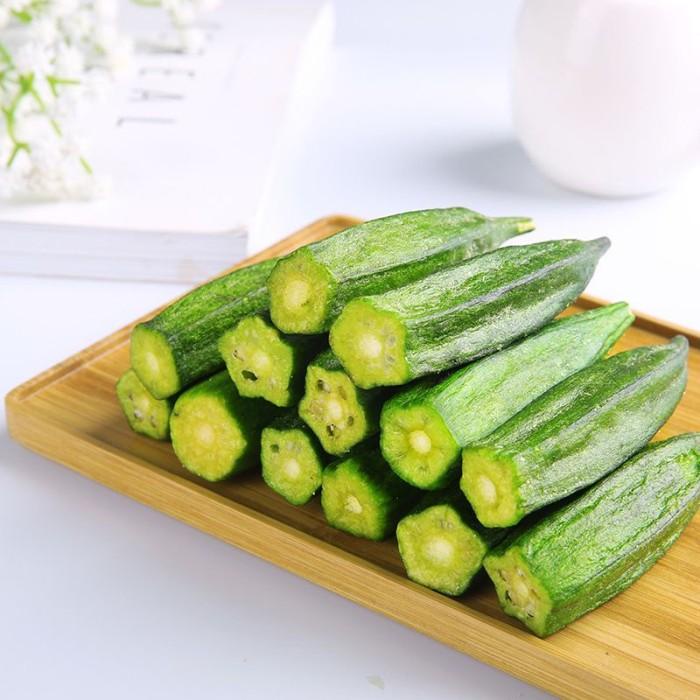 

HALAL - Cemilan Makanan Crispy Sayuran Kering Bendi / Okra chips 40gr Best Seller