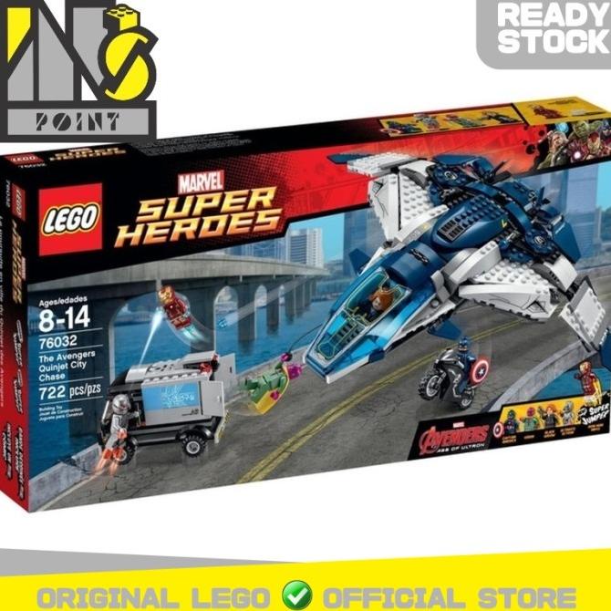 Promo Lego 76032 - Super Heroes - The Avengers Quinjet City Chase Terbaru
