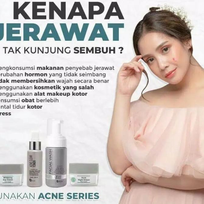 Acne Night Cream Ms Glow Original