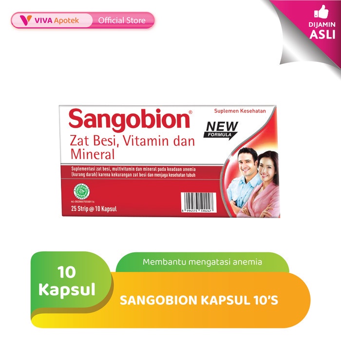 Sangobion untuk Anemia (10 Kapsul)