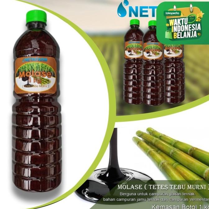 

Molase Tetes Tebu Murni Kemasan Botol 1 Kg