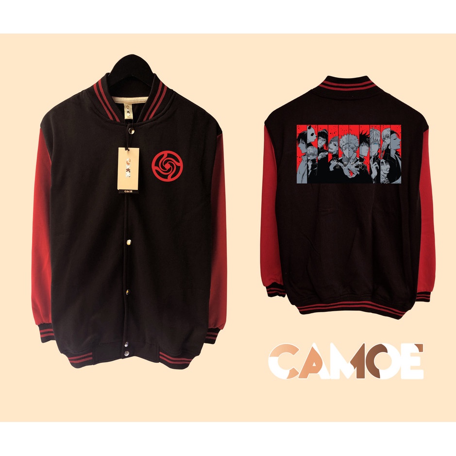 Jaket Baseball Varsity Anime Jujutsu Kaisen Tokyo Students