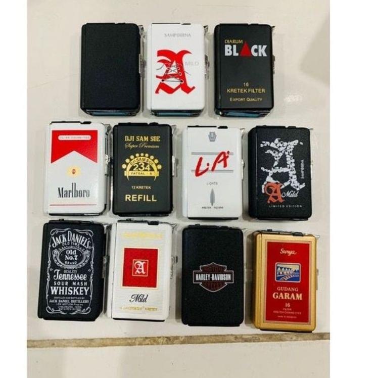 Promo Sekarang Kotak Rokok Plus Korek Tempat Penyimpanan Roko Wadah Udud