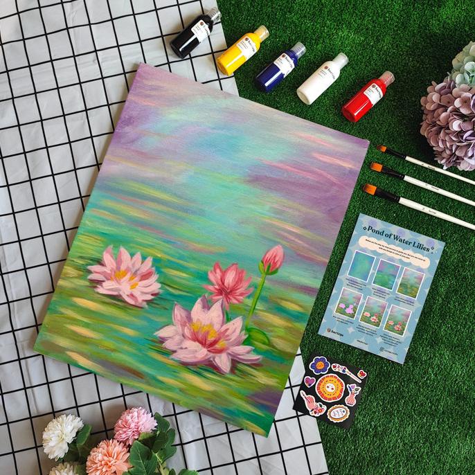 

Painting Set - Lukisan Bunga Teratai