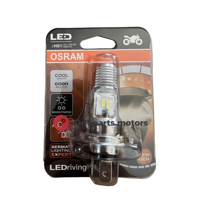 Bohlam Lampu Depan LED HS1 OSRAM Ninja R RR 150 Z250SL AC/DC 7285CW