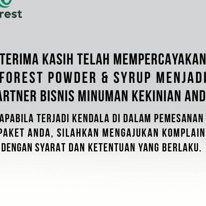 

Bubuk Numan Royal Chocolate Powder 1000 G - Forest Bubble Drink