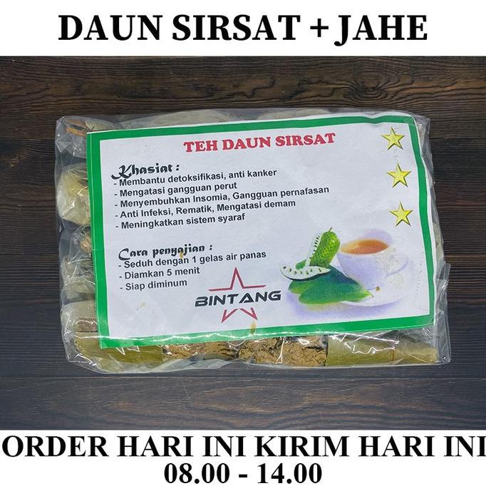 

'+'+'+'+] WEDANG DAUN SIRSAK ISI 10 BUNGKUS anti kangker alami