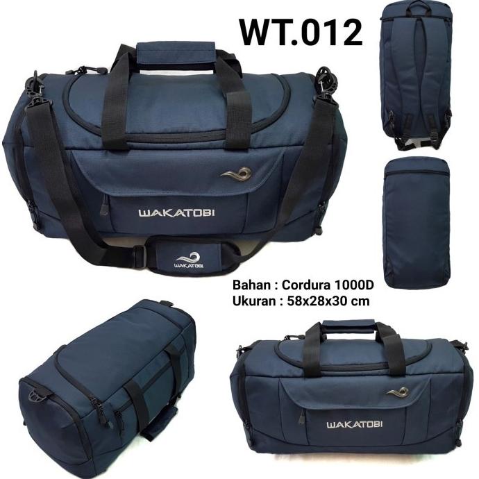 TAS OLAHRAGA TAS TRAVEL/GYM/OLAHRAGA MULTIFUNGSI 3 IN 1 WAKATOBI WT.012 EL09I09A82L