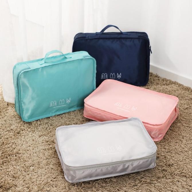 MINISO Tas Penyimpanan Travel Bag Multifungsi Baju Praktis Organizer