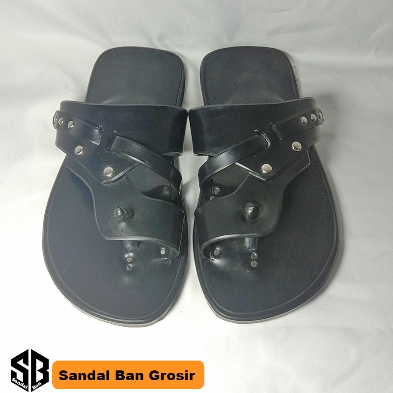 Sandal Karet Ban Pria Dewasa Model Tumpuk SB Grosir