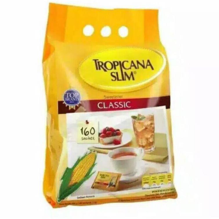 

TERLARIS BRANDS FESTIVAL TROPICANA SLIM GULA DIET SWEETENER CLASSIC 160 sachet 